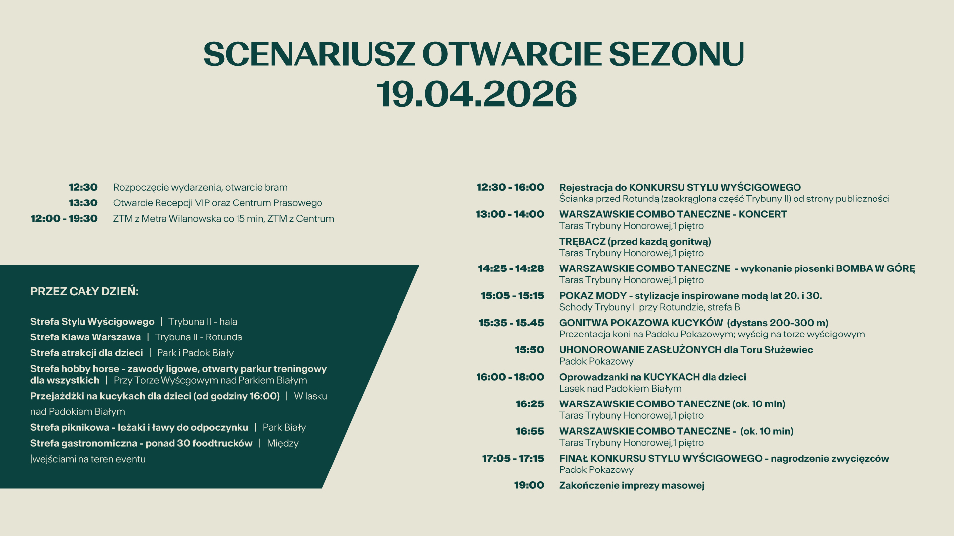 Otwarcie Sezonu 2026